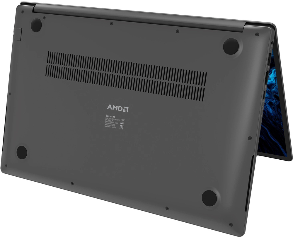 Ноутбук  Digma Pro Sprint N 15.6 ", Ryzen 7, 16 Гб RAM, 512 Гб SSD, Radeon Graphics, Темно-серый