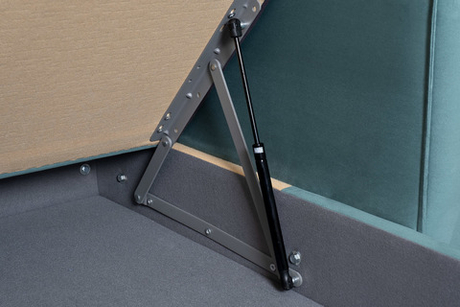 Диван трехместный раскладной угловой правый Garda Decor BERGAMO-3MR-1K-БИРЮЗОВЫЙ-Vel43