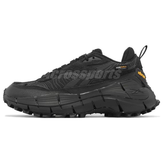 Reebok Zig Kinetica 2,5 Бежевые кроссовки Низкие Черные кроссовки