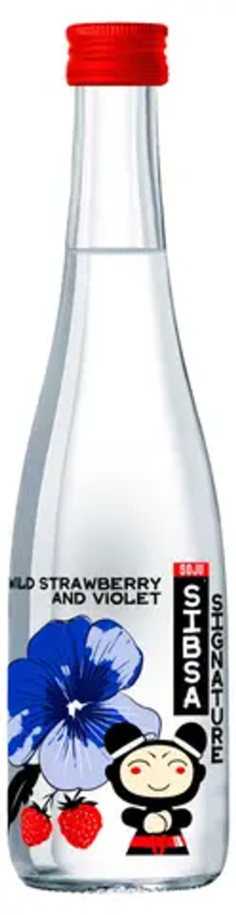 Соджу Сибса Сигнача Земляника и Фиалка 0,33 л 14% Россия