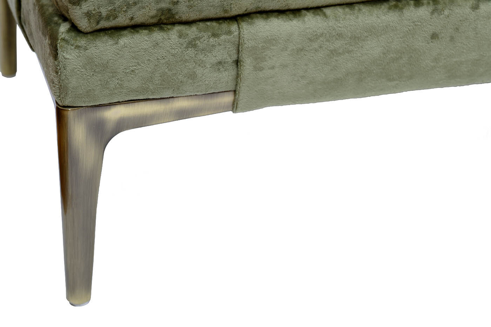 Банкетка Garda Decor Prima Cru35 оливковая