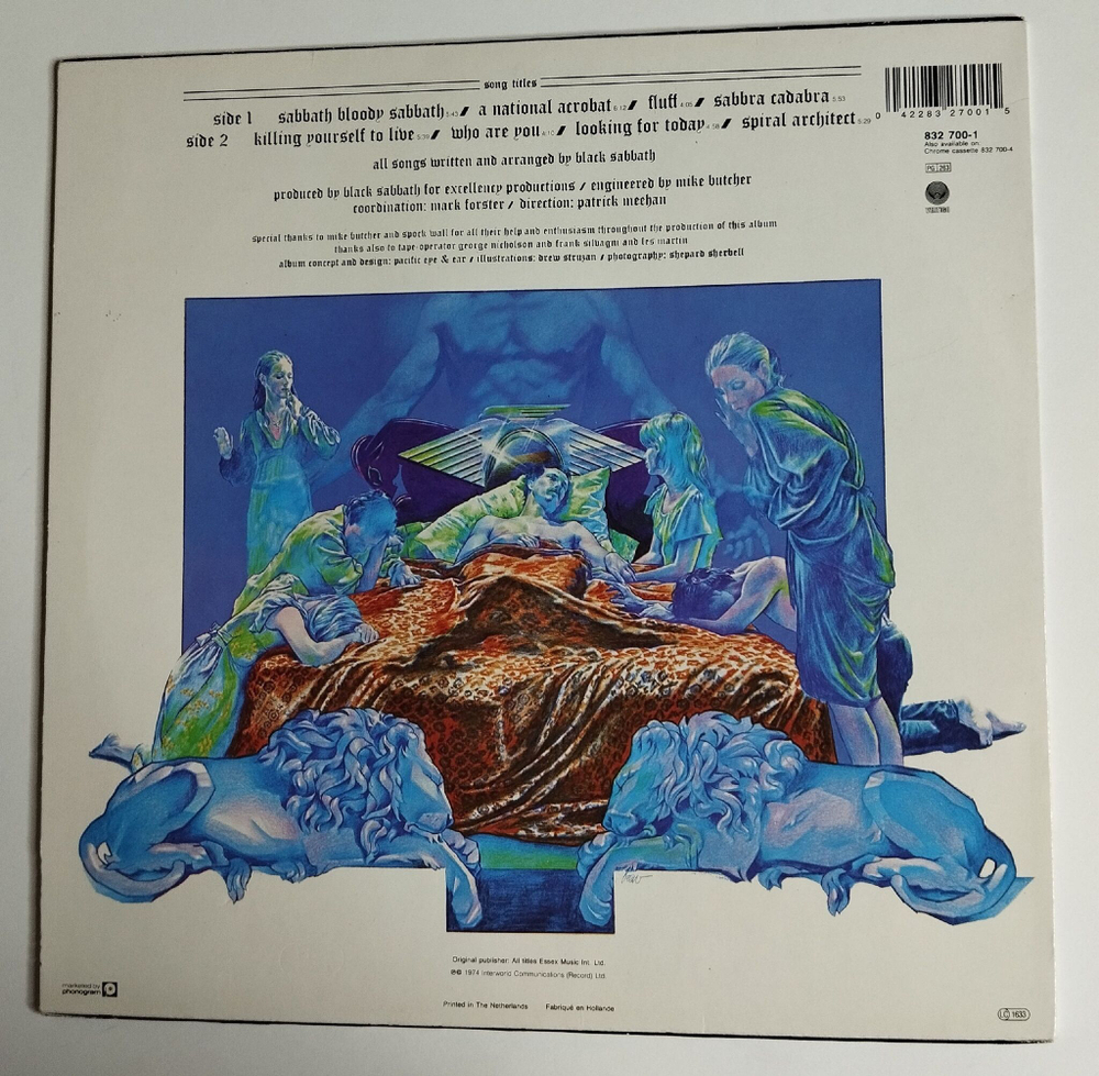 Винтажная виниловая пластинка LP Black Sabbath Bloody Sabbath (Holland 1987)