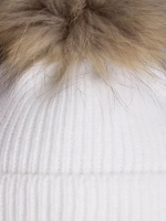 Шапка детская зимняя на завязках с помпоном