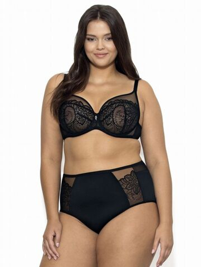 Трусики Livia с вышивкой (Размер: M) (Цвет: черный)