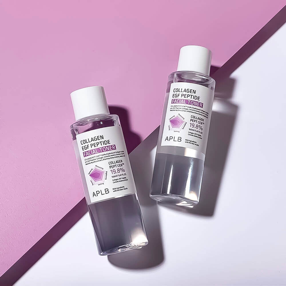 Тонер для упругости кожи с пептидами APLB Collagen EGF Peptide Facial Toner , 160 мл