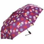 Зонт женский полуавтомат «Ultramarine - Геометрия», микс 6 цветов, 8 спиц, d-100см, длина в слож. виде 68см