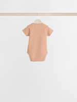 Боди с коротким рукавом для малышей Next K79-805, 5 шт., Хаки, Бежевый, Коричневый