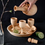 Графин с тремя рюмками на подносе RN1