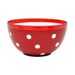 Салатник двухцветный Marusya 1,4 красный п/пр