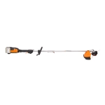 Триммер аккумуляторный WORX WG186E.9 40В (без АКБ и ЗУ) захват 250 мм, 4.1 кг