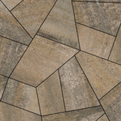 ТРОТУАРНАЯ ПЛИТКА ОРИГАМИ - Б.4.ФСМ.8 ИСКУССТВЕННЫЙ КАМЕНЬ БАЗАЛЬТ, КОМПЛЕКТ ИЗ 6 ВИДОВ ПЛИТ