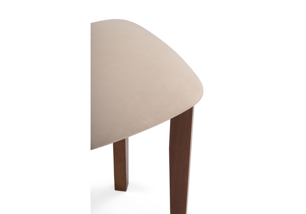 Табурет Кигон темный орех / сливочный раф