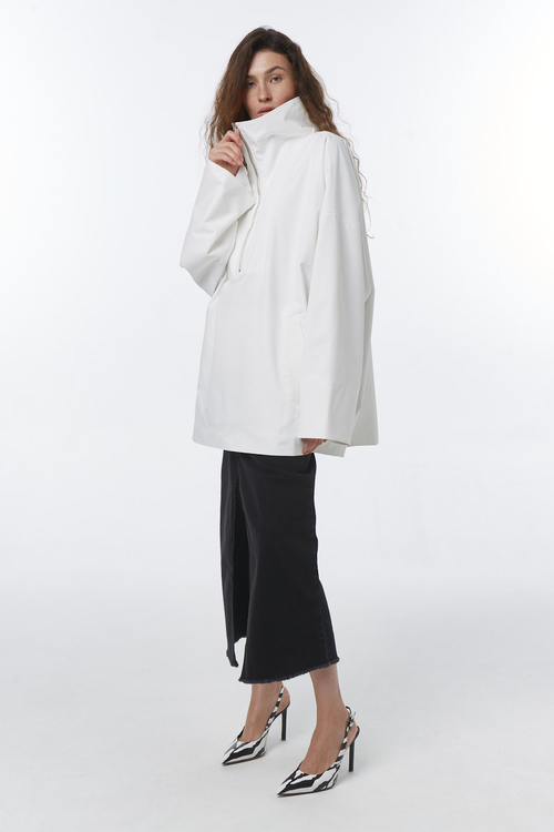 Лонгслив из тонкого трикотажа, молоко