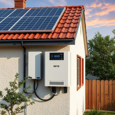 Трехфазная солнечная система deye