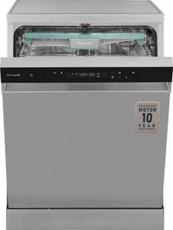 Отдельностоящая посудомоечная машина WEISSGAUFF 60см DW 6138 INVERTER TOUCH INOX (429984)