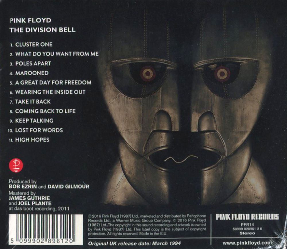 Pink Floyd. The Division Bell (CD)