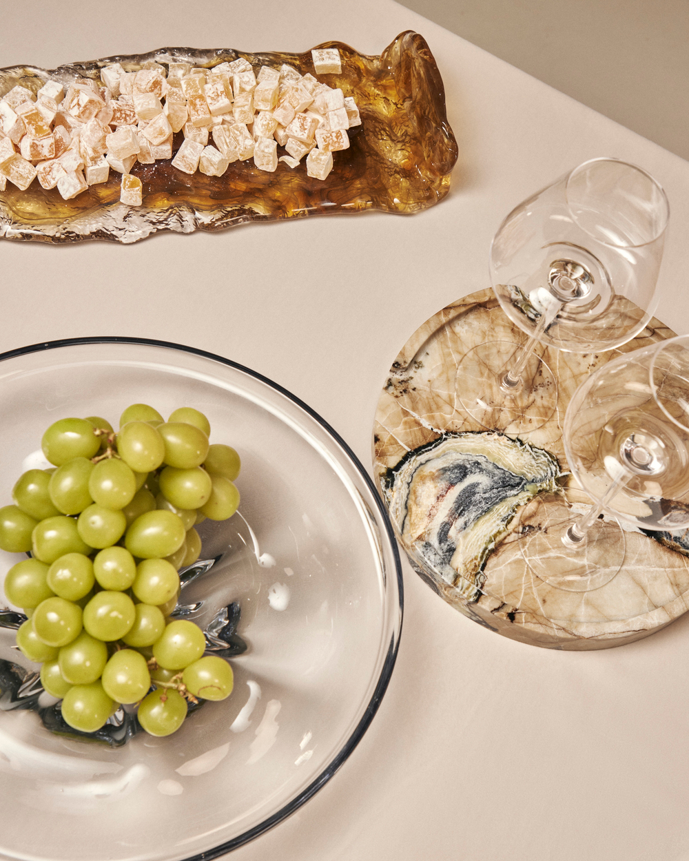 Блюдо для сервировки Янтарь