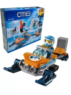Конструктор Сити Полярные исследователи 88 деталей 10992