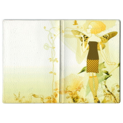 Обложка для паспорта Фея с цветочком и колибри
