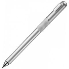 Универсальная стилус-ручка для сенсорных экранов Baseus (ACPCL-0S) (Серебро)