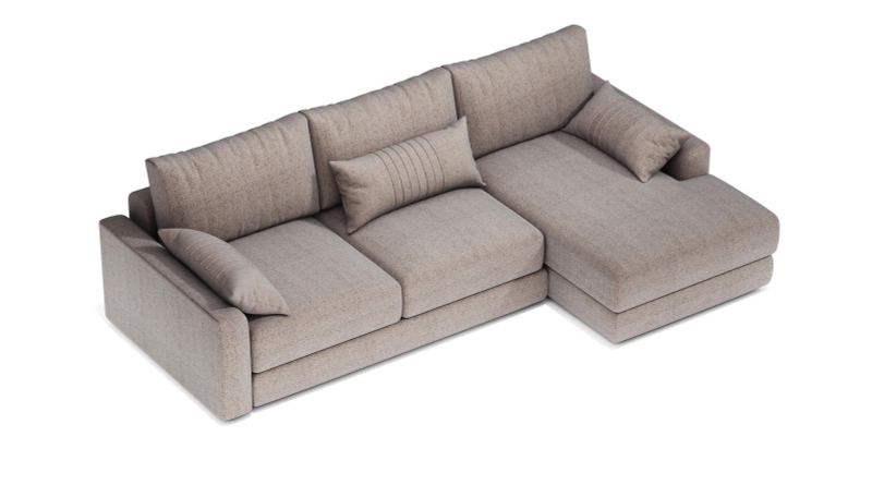 Угловой диван-кровать Ричард с оттоманкой