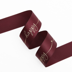 Лента"Happy" 2,5см*25Y