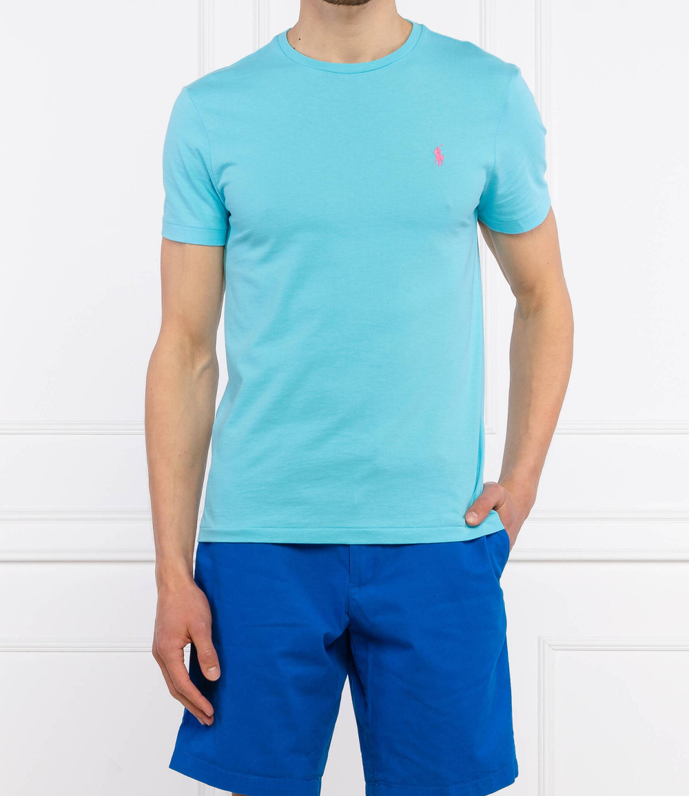 Футболка POLO RALPH LAUREN - голубой(710671438)