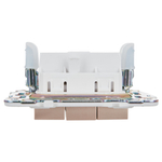 SKANDY Выключатель 3-клавишный 10А SK-V11Sa песочный IEK