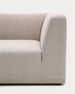 Угловой модульный диван Neom бежевого цвета 75 см