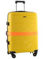 Чемодан 463 / С ремнем / Полипропилен