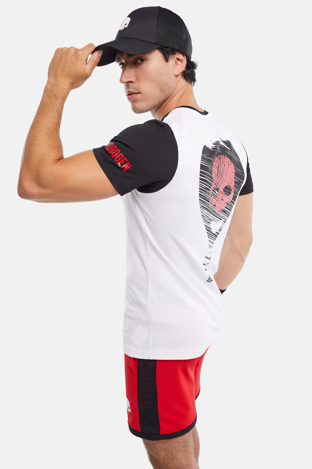 Мужская футболка HYDROGEN CRAZY RACKET TECH T-SHIRT (D00016-001)
