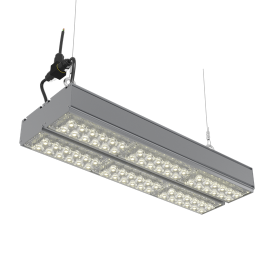 Светильник LED ПАЛЛАДА ДСП02-150-302-5К К30 150Вт 5000К IP65 Прозрачный 24750лм 540х181х135мм WOLTA PRO