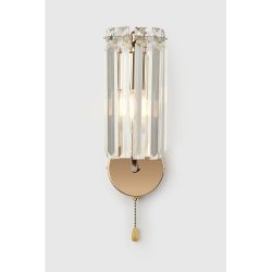 Бра светильник Rivoli Zoe 1064-401 настенный 1хЕ14 40 Вт хрусталь с выключателем | Rivoli