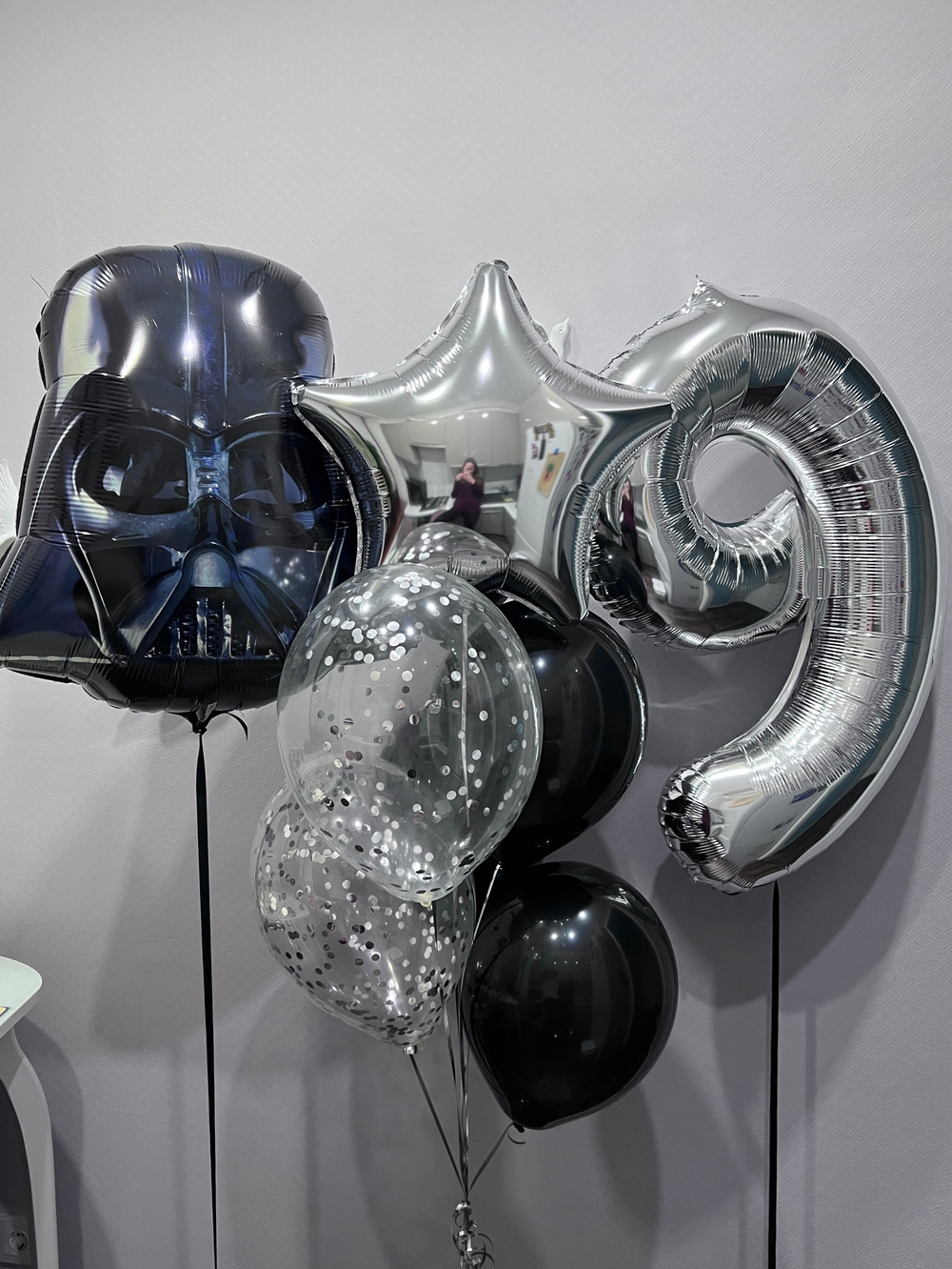 Набор шаров Звездные Войны Серебро