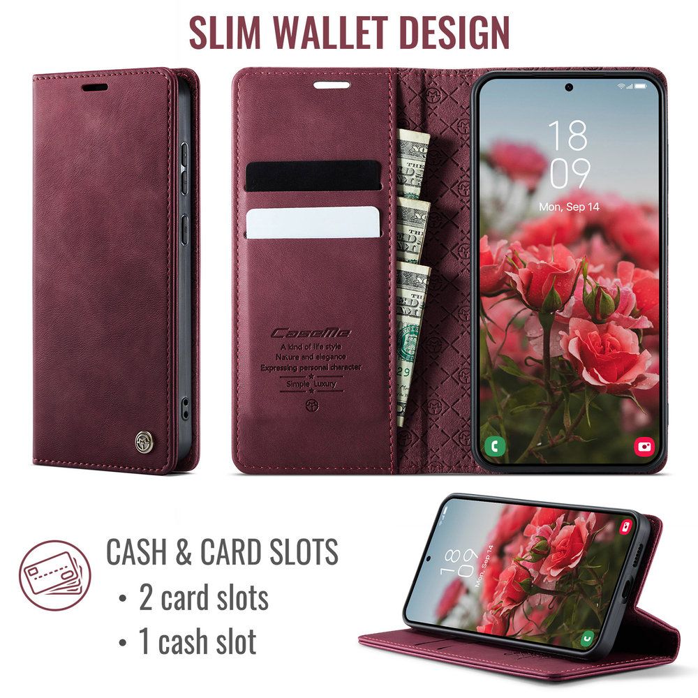 Чехол-книжка CaseMe RFiD Samsung Galaxy S24 FE