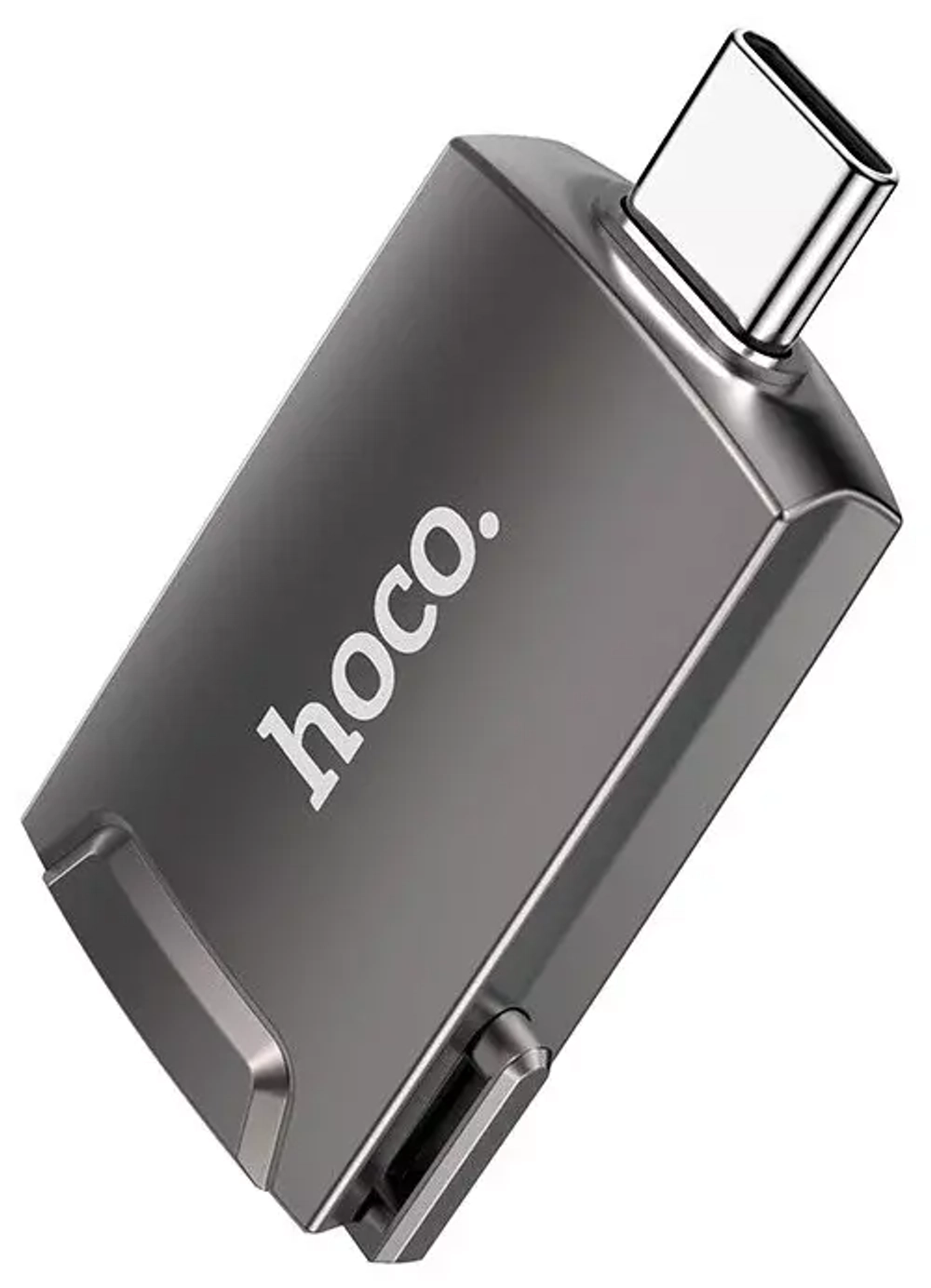 Конвертер Type-C (M) -- HDMI (F) HOCO UA19 серый
