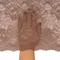 Кружево эластичное кофе 23 см