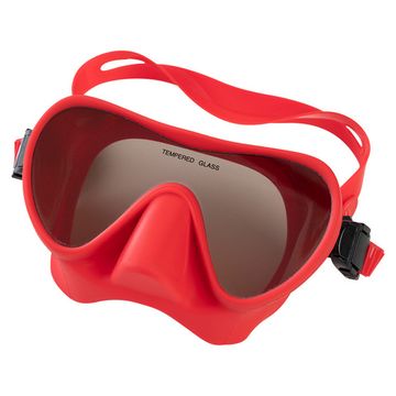 Маска с зеркальными линзами Scorpena N3 красная