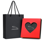 JAGUAR Top Grain Cow Leather Card Holder, Ticket Clip, Wallet Regular Men"s Black