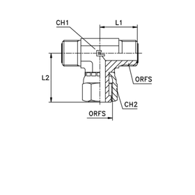 Соединение FNT D18-20 ORFS 1.3/16 (обжатая гайка)
