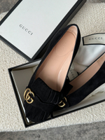 Замшевые туфли Gucci, 38