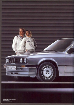 BMW E30 Аэродинамик 1986г (Реплика "Стекловолокно")