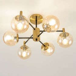 Citilux Шарлиз CL143163 Люстра на штанге Бронза