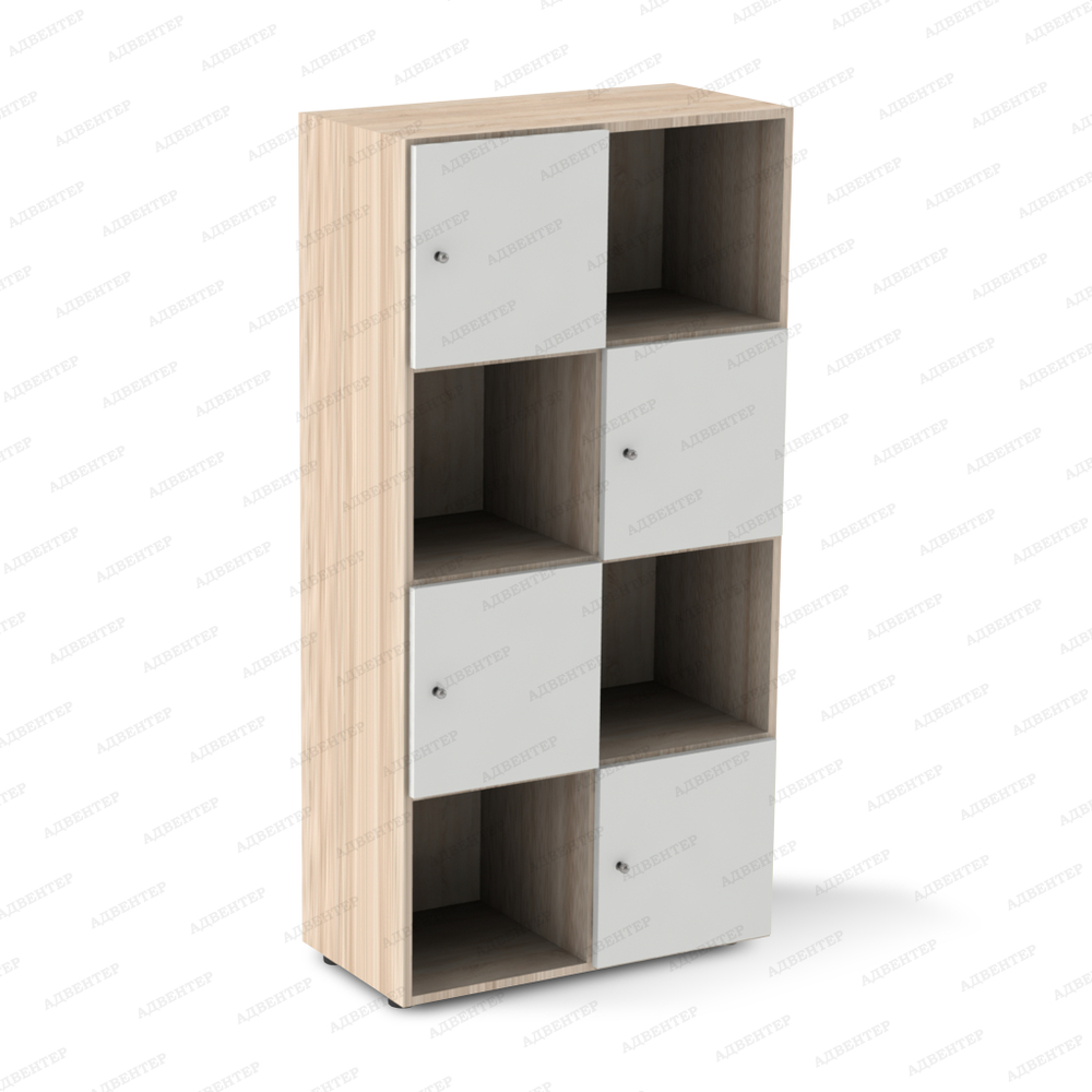 дуб сонома/белый односторонний