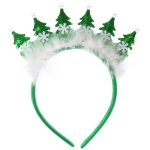 Ободок карнавальный «Яркие снежинки» с подсветкой