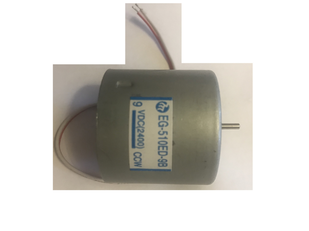 Двигатель 9V левый EG-510ED-9B 9 В Dc Motor 2400 об/мин CCW МОТОР 9 вольт Mabuchi 1 шт.