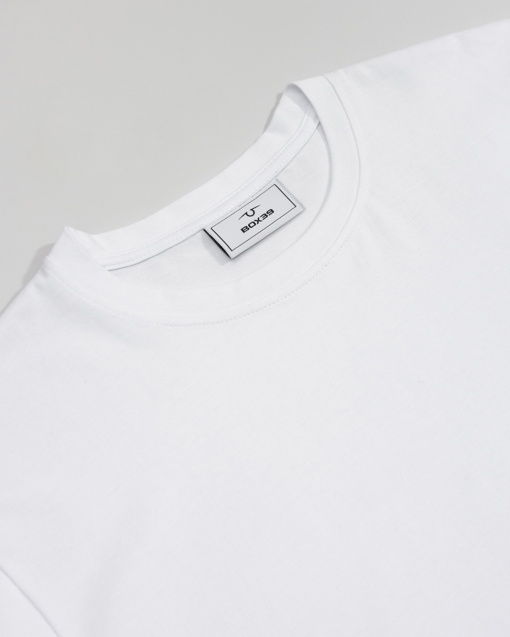 Футболка свободного кроя, белый, размер L
