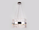 Хрустальный подвесной светодиодный светильник TR5308 CH/CL хром/прозрачный 100W D500*750 (Без ПДУ)