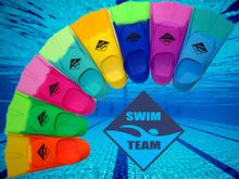 Ласты для бассейна размер 27-29 SWIM TEAM :ТЕ-2737-3  (фиолетовый)