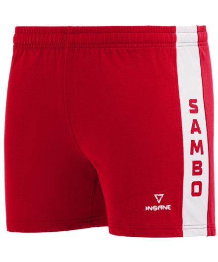 Шорты для самбо START, хлопок, красный